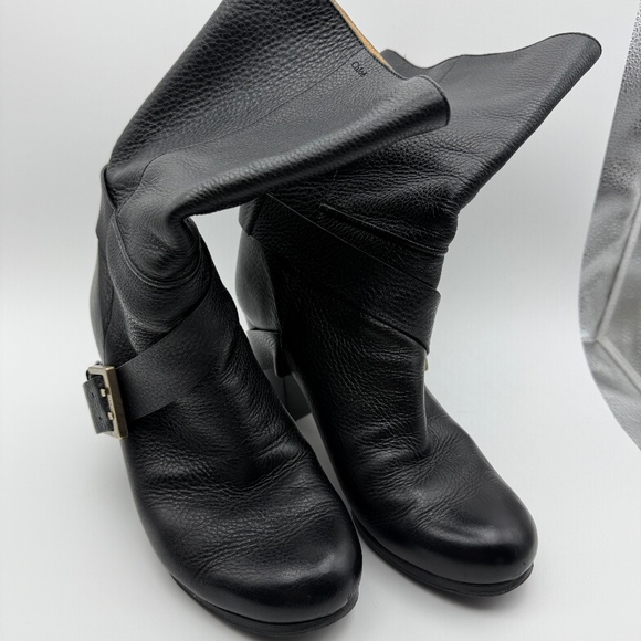 Chloe Shoes - CHLOE MID CALV BOOTS SIZE 40.5